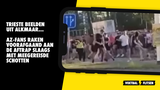 Nare beelden vanuit Alkmaar; Schotten raken slaags met AZ-fans