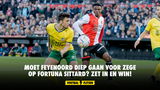 Moet Feyenoord diep gaan voor zege op Fortuna Sittard? Zet in en win!