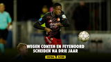 Wegen Conteh en Feyenoord scheiden na drie jaar