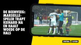 De beenveeg: Marseille-speler trapt keihard na en haalt woede op de hals