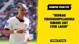 Domper voor PSV: "Bedrag terugkoopclausule Simons ligt stuk lager"