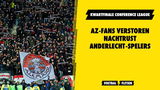 AZ-fans verstoren nachtrust Anderlecht-spelers