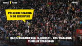 Dat is nummer zes: FC Utrecht - RKC Waalwijk tijdelijk stilgelegd