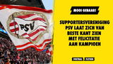 Supportersvereniging PSV laat zich van zijn beste kant zien met felicitatie aan kampioen