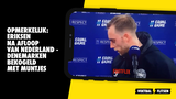 Opmerkelijk: Eriksen na afloop van Nederland - Denemarken bekogeld met muntjes