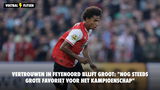 Vertrouwen in Feyenoord blijft groot: "Nog steeds grote favoriet voor het kampioenschap"