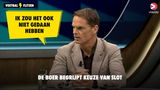 De Boer begrijpt keuze van Slot: "Ik zou het ook niet gedaan hebben"
