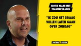 Slot is klaar met transfervragen: "Ik zou het graag willen laten gaan over zondag"