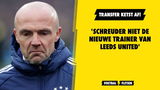 Dichtbij! 'Schreuder NIET nieuwe trainer Leeds United'