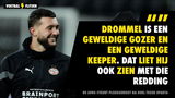De Jong spreekt steun uit richting Drommel: "Drommel is een geweldige keeper, dat liet hij ook zien met die redding"