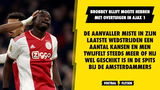Kritiek op spel Brobbey duurt voort: "Het zou dom zijn als Ajax hem volgend seizoen weer in de spits zet"