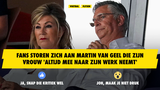 Fans storen zich: 'Waarom neemt Martin van Geel zijn vrouw altijd mee naar de wedstrijden?'