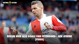 Bekijk hier alle goals van Feyenoord - AEK Athene (VIDEO)
