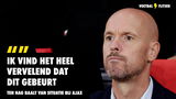 Ten Hag baalt van situatie bij Ajax: "Ik vind het heel vervelend dat dit gebeurt"