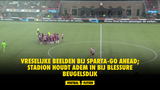 Verschrikkelijke beelden bij Sparta-Go Ahead; paniek bij blessure Beugelsdijk