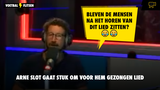 Arne Slot krijgt op radio de hit 'Oh Arne' te horen en gaat stuk: "Zijn de mensen echt blijven zitten?"