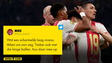 Ajax-fans zijn ondanks voorsprong ontevreden over verschillende Ajacieden: "Wat een erbarmelijk laag niveau"
