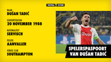 Hoeveel verdient Tadić, heeft hij een vrouw en wat is zijn transferwaarde?