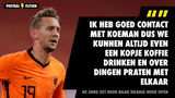 De Jong terug in Oranje? "Heb goed contact met Koeman"