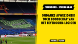 Ondanks afwezigheid toch boodschap van Het Legioen middels spandoek
