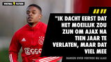 Hansen licht Ajax-vertrek toe: "Het is voor mij lastig om de strijd aan te gaan"