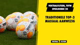 Voetbalflitsen - TOTW, speelronde 20: Traditionele top-3 sterk vertegenwoordigd!