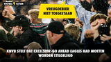 KNVB stelt dat Excelsior-Go Ahead Eagles had moeten worden stilgelegd: "Vreugdebier niet toegestaan"