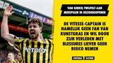 Eerste kunstgras-probleem in Nederland duikt al op; Vitesse-captain Van Ginkel twijfelt over meespelen
