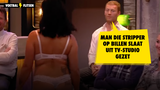 Bezoeker Veronica Inside uit studio gezet na tik op de billen bij stripper