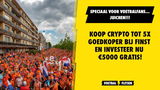 Juichen voor voetbalfans: Koop crypto tot 5x goedkoper bij Finst en investeer nu €5000 gratis!