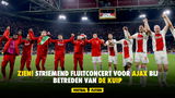 ZIEN! Striemend fluitconcert voor Ajax bij betreden van De Kuip (VIDEO)