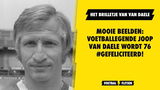 Joop van Daele, bekend van het brilletje van Van Daele wordt 76 jaar