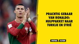 Ronaldo stuurt volledig vliegtuig met hulpmiddelen naar Turkije en Syrië
