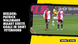 Beelden: Patrick Walemark maakt eerste goals in shirt Feyenoord
