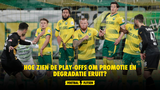 Hoe zien de play-offs om promotie en degradatie eruit?