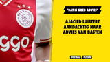Ajacied luistert aandachtig naar advies Van Basten