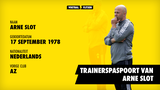 Trainerspaspoort Arne Slot (profiel)