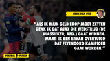 Henk van Stee: "Zondag zet ik mijn geld op Ajax, maar Feyenoord wordt landskampioen"