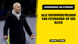 Alle oefenwedstrijden van Feyenoord op een rijtje