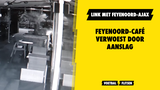 Feyenoord-café  verwoest door aanslag; link met Feyenoord-Ajax niet uitgesloten