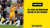 ADERLATING: 'De Jong en Bergwijn haken af bij Oranje'