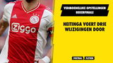 Vermoedelijke opstellingen bekerfinale: Heitinga voert drie wijzigingen door