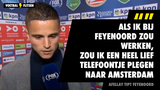 Afellay tipt Feyenoord: "Pleeg een lief telefoontje naar Amsterdam"