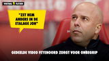 Gedeelde video Feyenoord zorgt voor onbegrip: "Ook een manier om van je trainer af te komen"