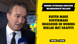 Ruiten Feyenoord-directeur Mark Koevermans ingegooid en woning beklad met graffiti