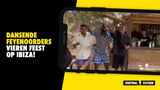 Dansende Feyenoorders vieren feest op Ibiza