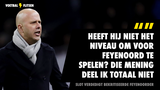 Arne Slot neemt het op voor bekritiseerde Feyenoorder: "Onzin dat hij niet goed genoeg is"