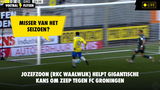 Misser van het seizoen? Jozefzoon (RKC) mist voor open doel tegen FC Groningen
