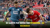 De laatste vijf edities van Feyenoord - AZ