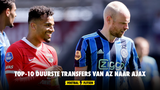 Top-10 duurste transfers van AZ naar Ajax